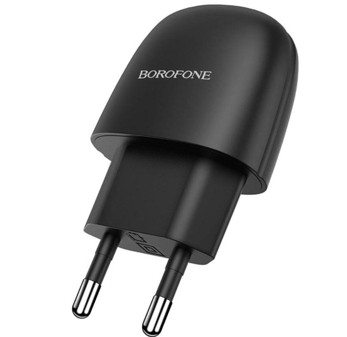 Зарядное устройство Borofone BA49A Vast Power single port charger 1xUAB 2.4A Black (BA49AB) Зарядное устройство Borofone BA49A Vast Power single port charger 1xUAB 2.4A Black (BA49AB)