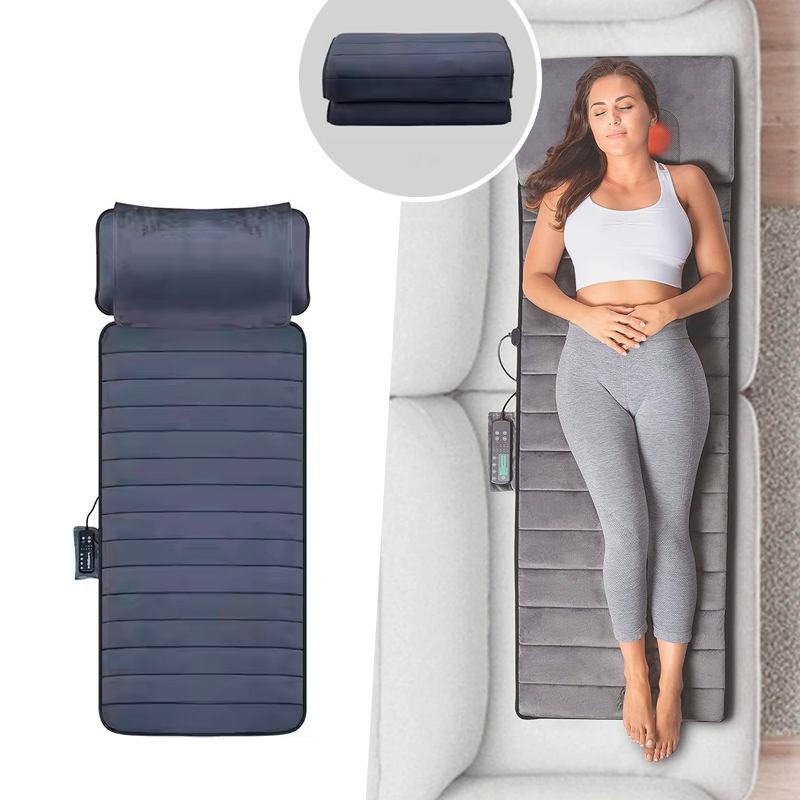 Коврик-матрас Massage 2в1 массажный с подогревом Black - фото 8