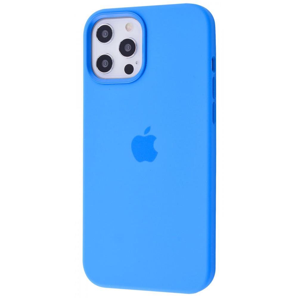 Чохол PRC Silicone Case with MagSafe для iPhone 12 Pro Max capry Blue