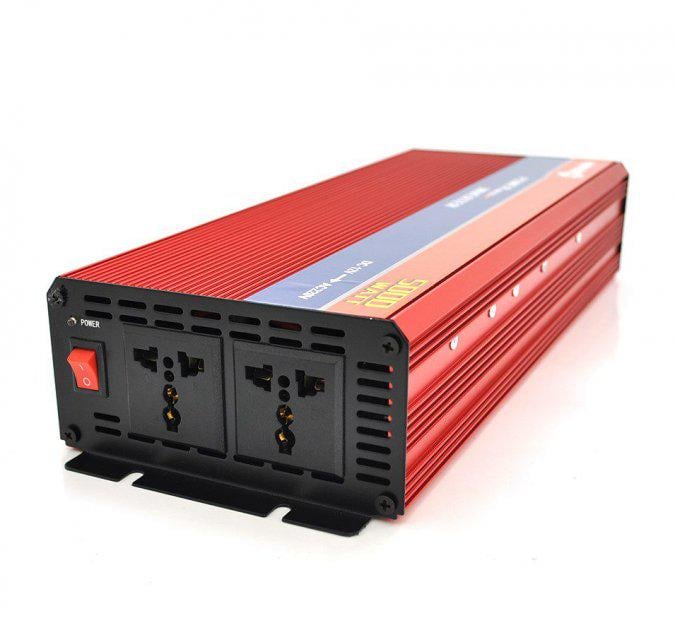 Інвертор напруги NV-50002500 Вт 12/220V approximated 2 універсальні розетки клем Box (DR010658)