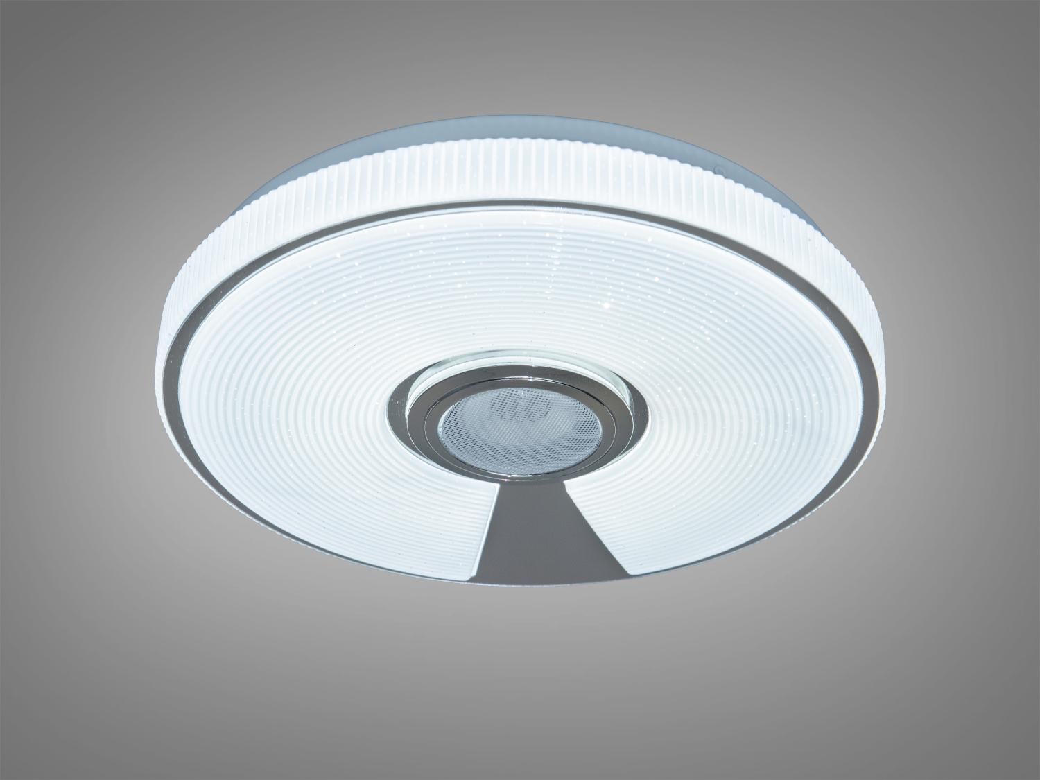 Люстра смарт LED RGB/Bluetooth/TUYA/пульт 45 Вт Белый (DB-8309/300RGB/MP3/TUYA)