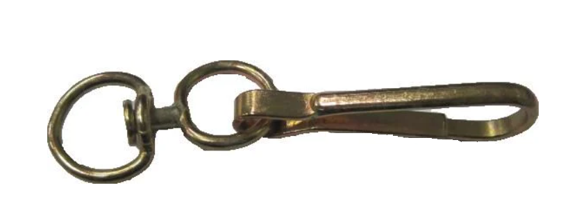 Карабин пружинный с вертлюгом ж 65 мм (2178)