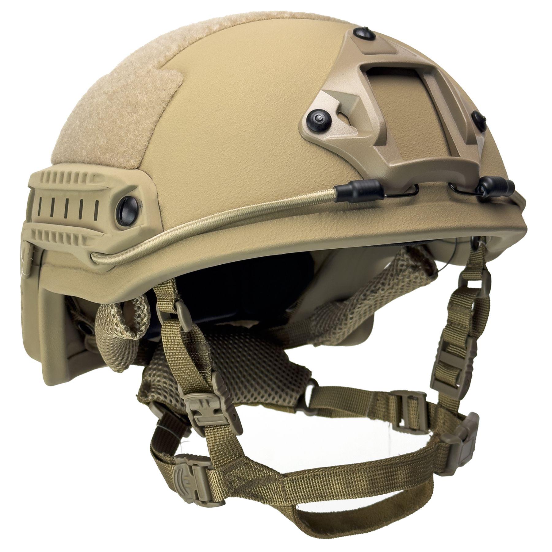 Шолом FAST Кевлар Рівень захисту NIJ IIIA Захистить від уламків рикошетів та пістолетних куль L Койот - фото 4