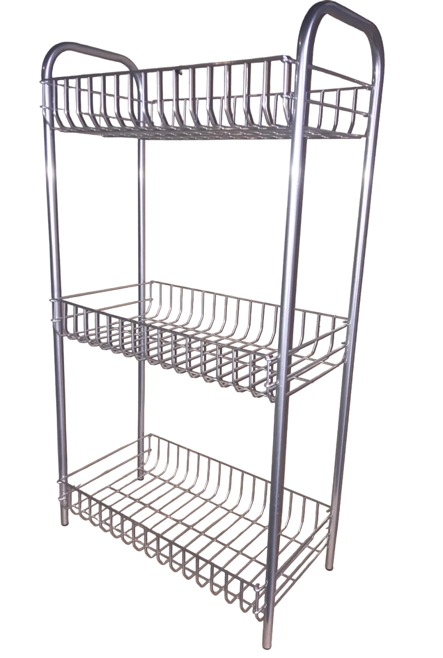 Полочка для овощей металлическая 3 яруса 800х430х240 мм