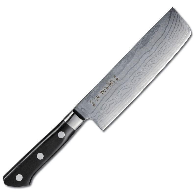 Кухонний ніж Накір для овочів Tojiro Classic Damascus 60-61 HRC VG-10 37-шарова сталь дамаська сталь 165 мм Чорний (2580649900) Кухонний ніж Накір для овочів Tojiro Classic Damascus 60-61 HRC VG-10 37-шарова сталь дамаська сталь 165 мм Чорний (2580649900)