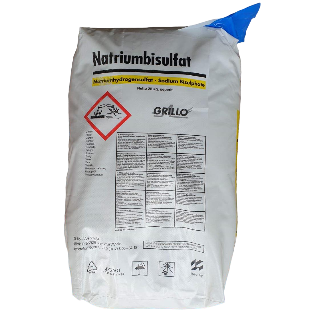 Средство для понижения уровня pH Crystal Pool pH Minus 25 кг (01125)