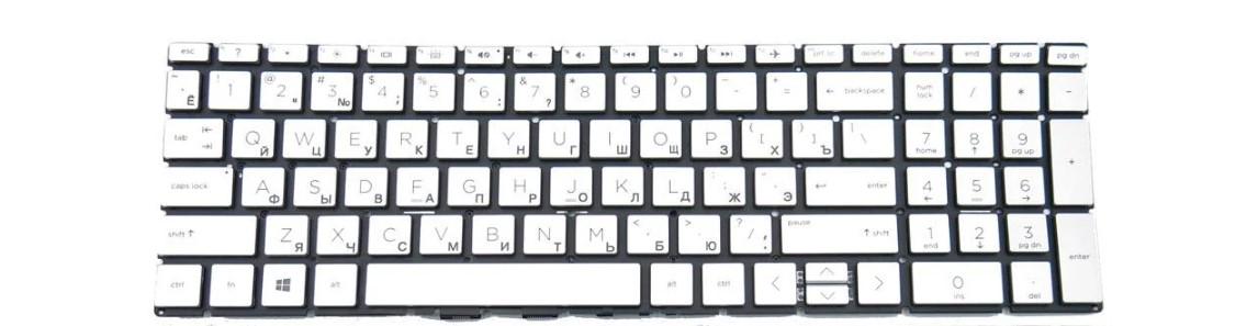 Клавіатура для ноутбука HP 15-di з підсвічуванням клавіш (L50001-251)