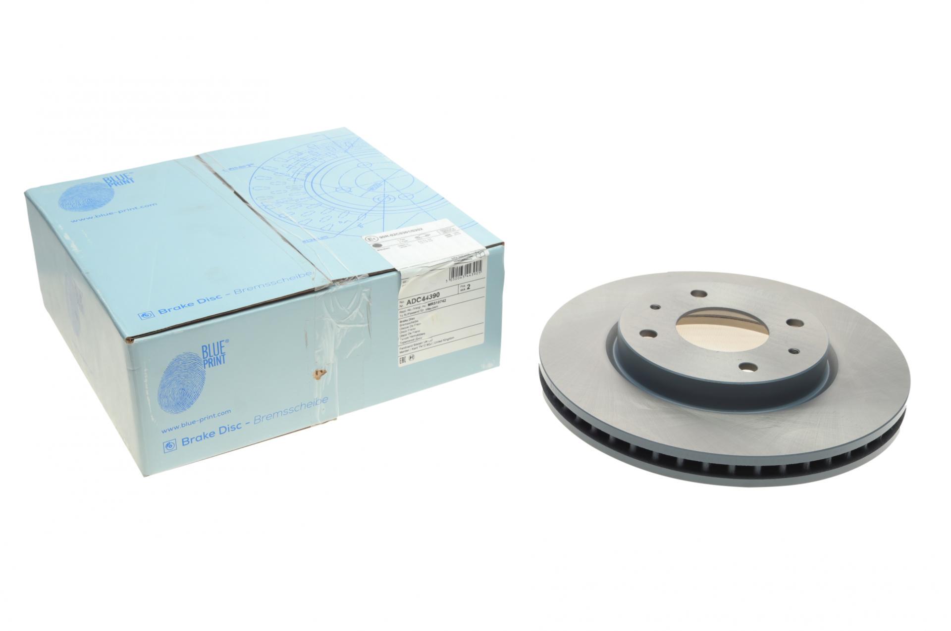 Диск тормозной передний BLUE PRINT для Mitsubishi Lancer 03-/Galant VI 96-04 276x26 мм (ADC44390)