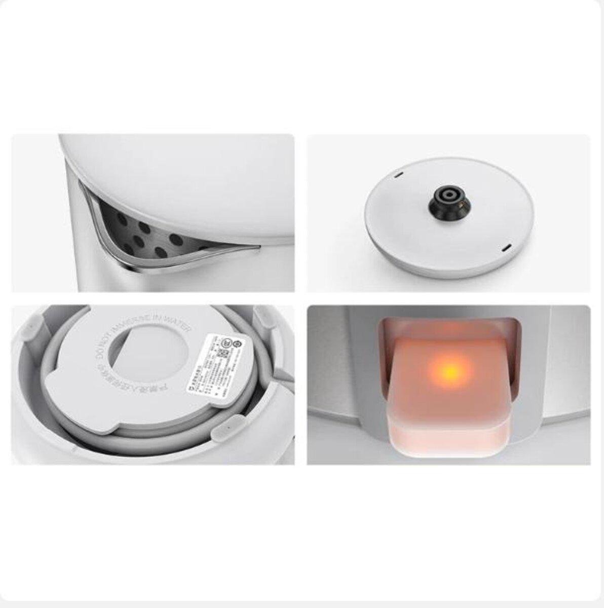 Электрочайник Mijia Smart Electric Kettle S1 с переходником на EU розетку 1,7 л 1800W Silver (BHR8171CH) - фото 3