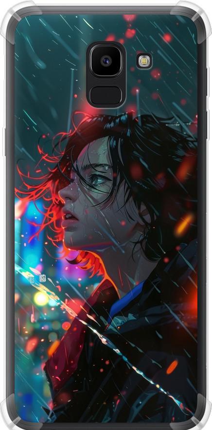 Чехол на Samsung Galaxy J6 2018 Ночные огни (6096sp-1486-42517)