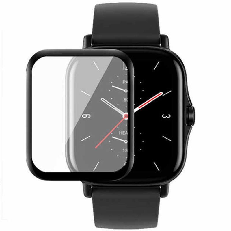 Полімерна плівка 3D full glue для Xiaomi Amazfit GTS 2e Чорний (00000042680_1)
