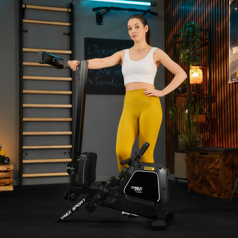 Гребний тренажер Trex Sport TX-580RM Rein магнітний Чорний (5099) - фото 14 Гребний тренажер Trex Sport TX-580RM Rein магнітний Чорний (5099) - фото 14