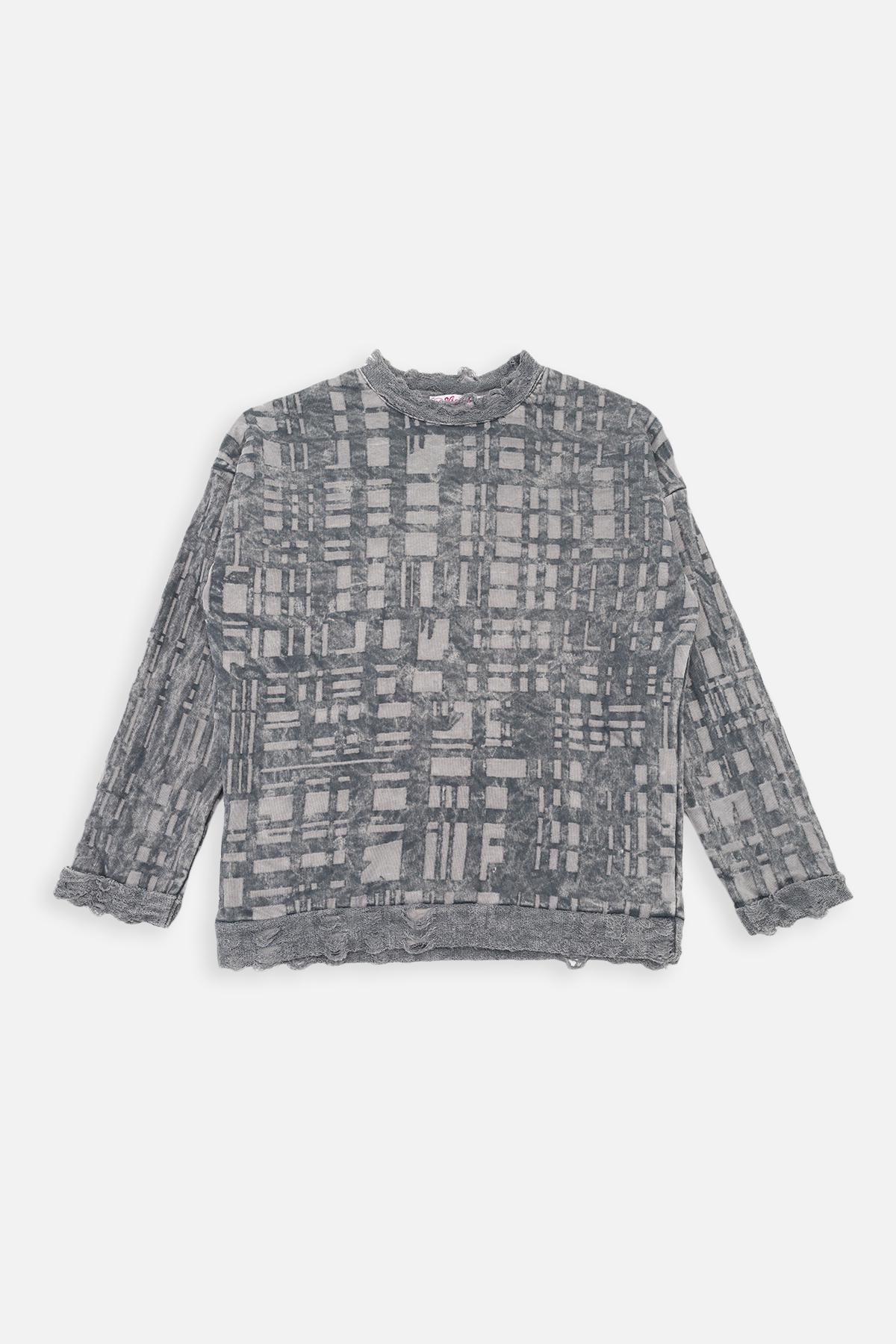 Свитшот для девочки 152 см Серый (SKT001038175)