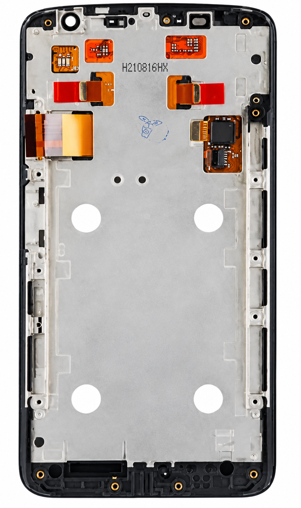 Дисплейный модуль с сенсорным экраном для Motorola XT1562/XT1561/XT1563 и рамкой Black (29768235)