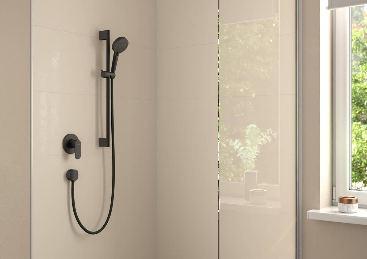 Наружная часть смесителя Hansgrohe Vernis Blend 71649670 Черный (145118) - фото 3