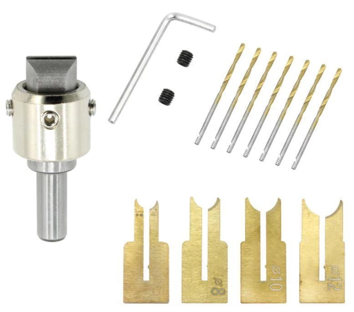 Набор фрез для изготовления деревянных шаров 6-12 мм.