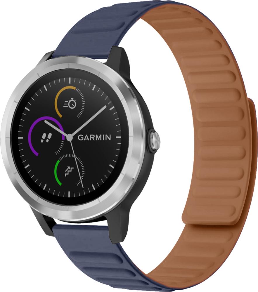Ремінець Magneter для Garmin Vivoactive 3 Dark Blue (26609-5D)