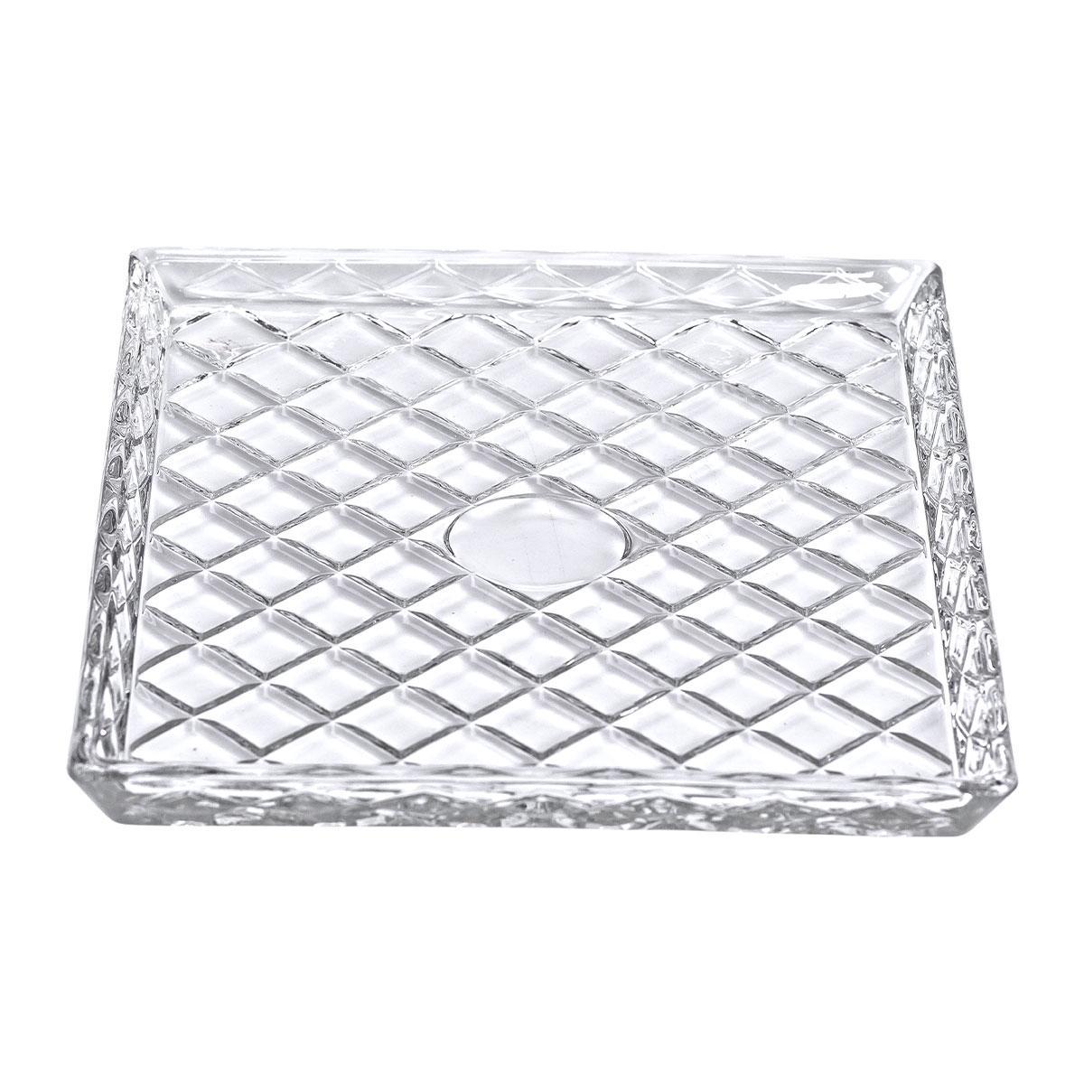 Блюдо для закусок Lirmartur стеклянное 24,5х20,5х2 см (HP-YH-39)