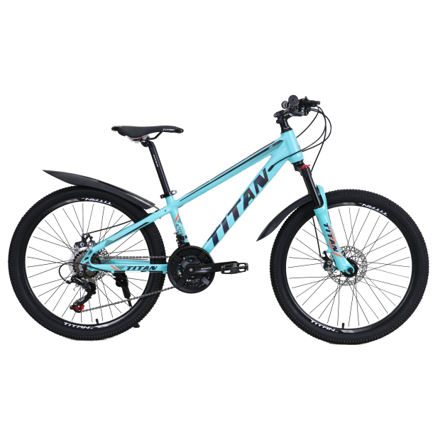 Велосипед подростковый Titan Drag 2022 Shimano 26" 15" Бирюзовый