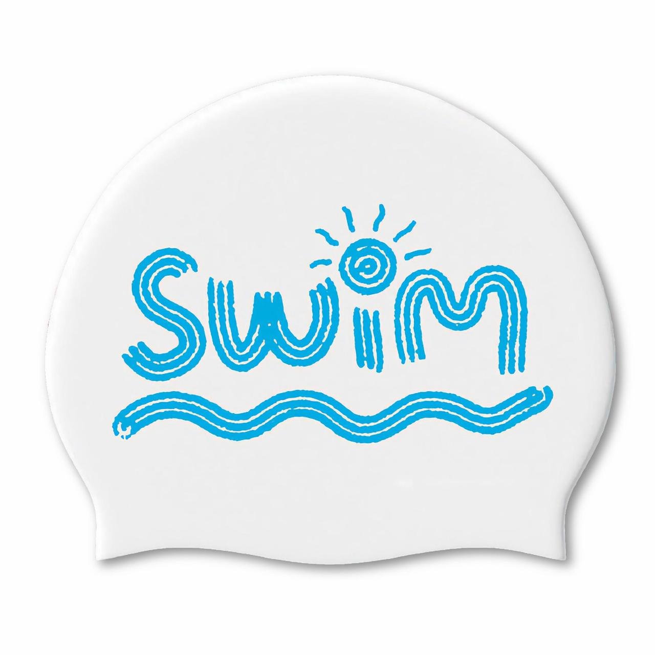 Шапочка для плавания детская Renvo Junia JR OSFM Белый (1SC510-03)