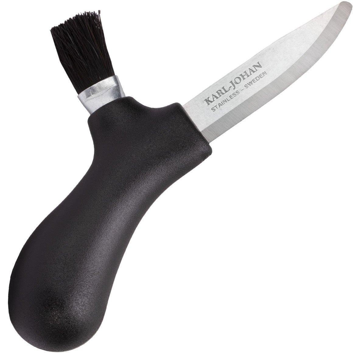 Нож для грибов Morakniv Karl-Johan Mushroom Black с чехлом нержавеющая сталь 62 мм Черный (2530968966)