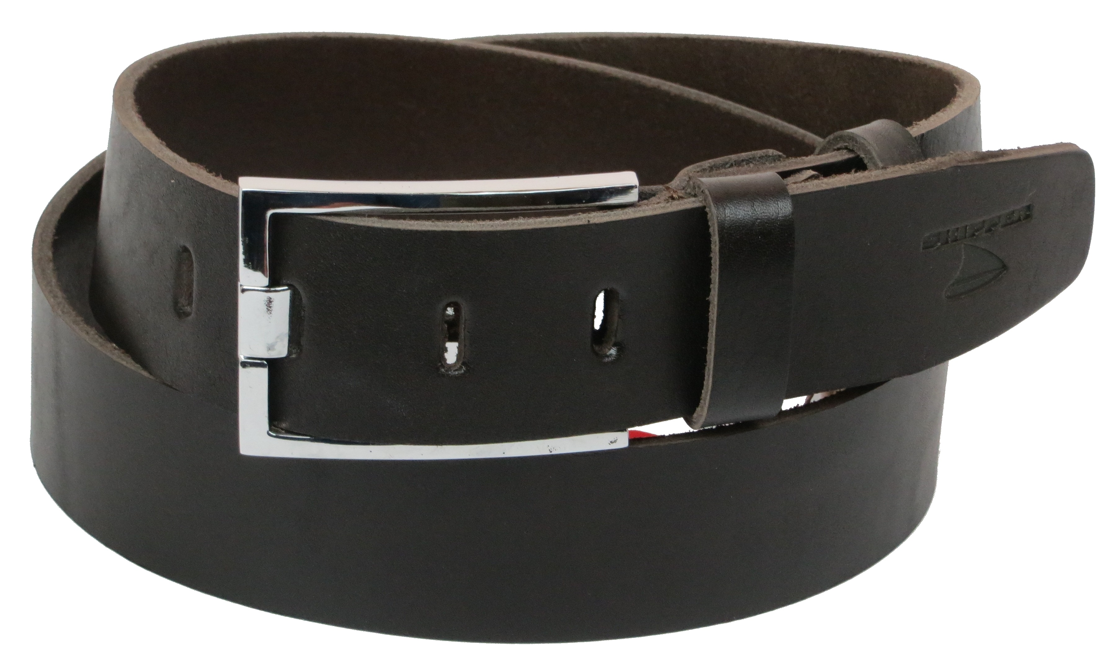Ремень мужской Skipper кожаный Коричневый (1180-45)