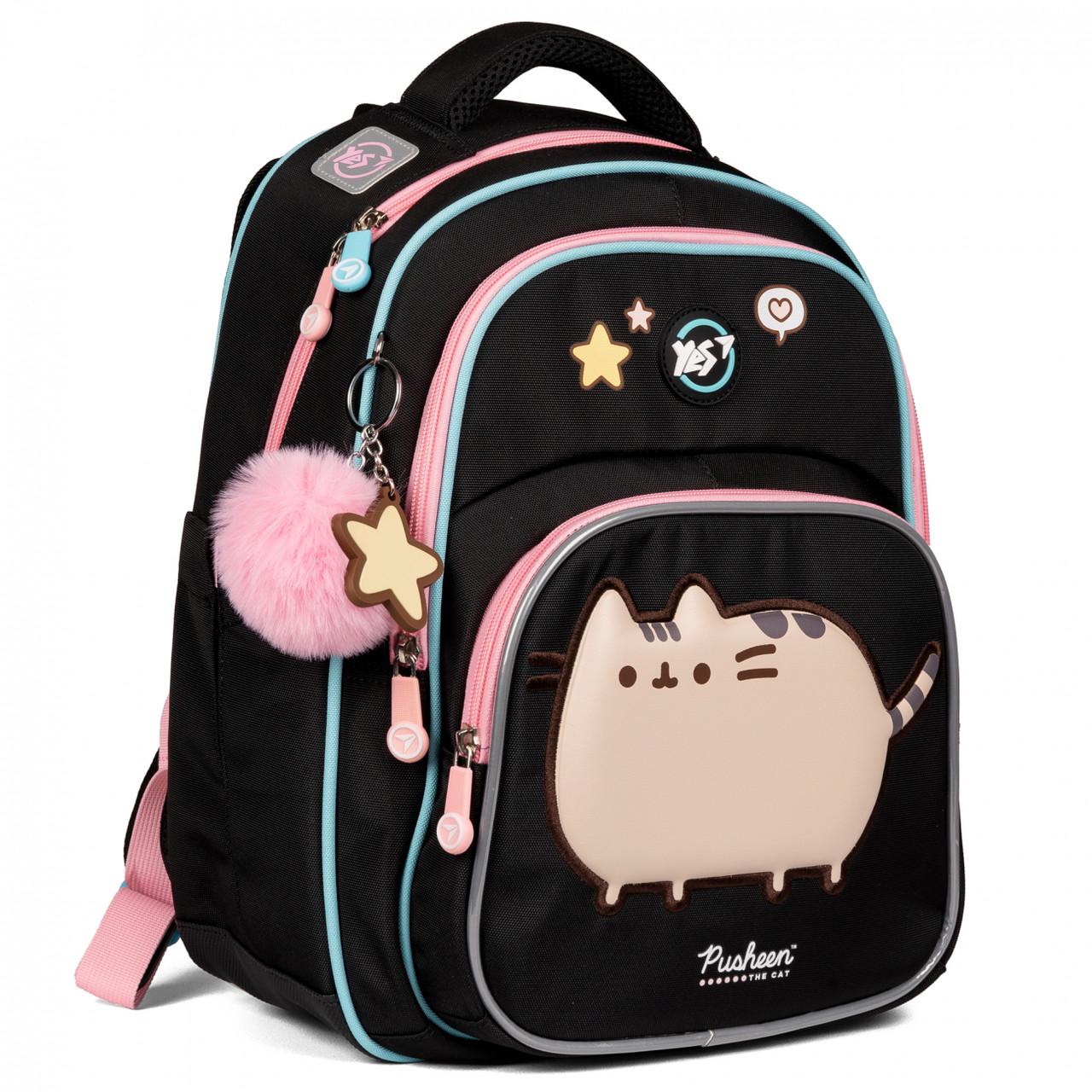 Рюкзак школьный YES S-91 полукаркасный Pusheen (CS_559752)