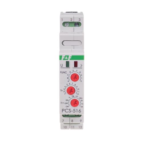 Реле часу електронне F&F PCS-516UNI 12/264V AC/DC 8А (27872294) Реле часу електронне F&F PCS-516UNI 12/264V AC/DC 8А (27872294)