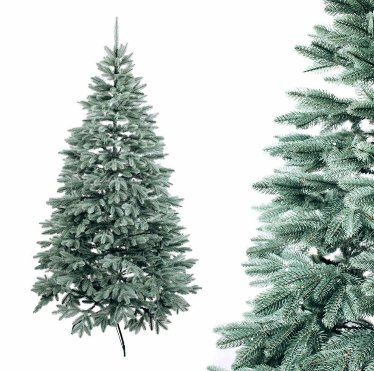 Штучна ялинка Бельгійська лита з металевою підставкою 1,50 м Блакитний (NYT15122) - фото 2