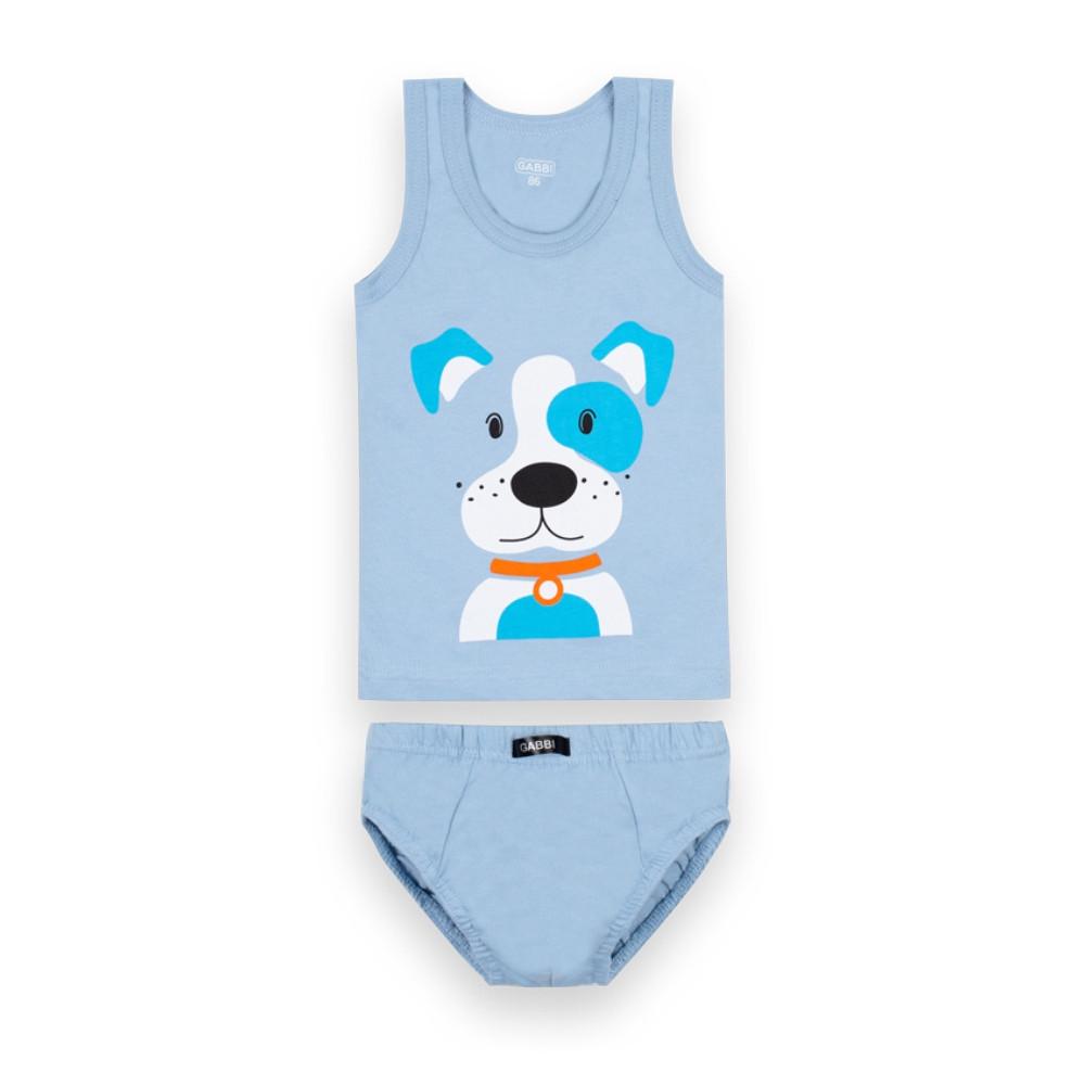 Комплект белья детский для мальчика Gabbi КТМ-21-1 хлопковый 86 см Светло-голубой (12750)