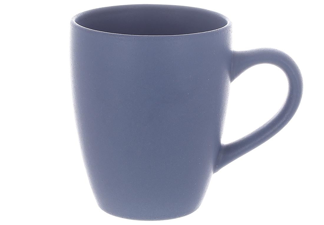 Набір кухлів керамічних BonaDi Scandi 360 мл 6 шт. Синій (344-202) Набір кухлів керамічних BonaDi Scandi 360 мл 6 шт. Синій (344-202)