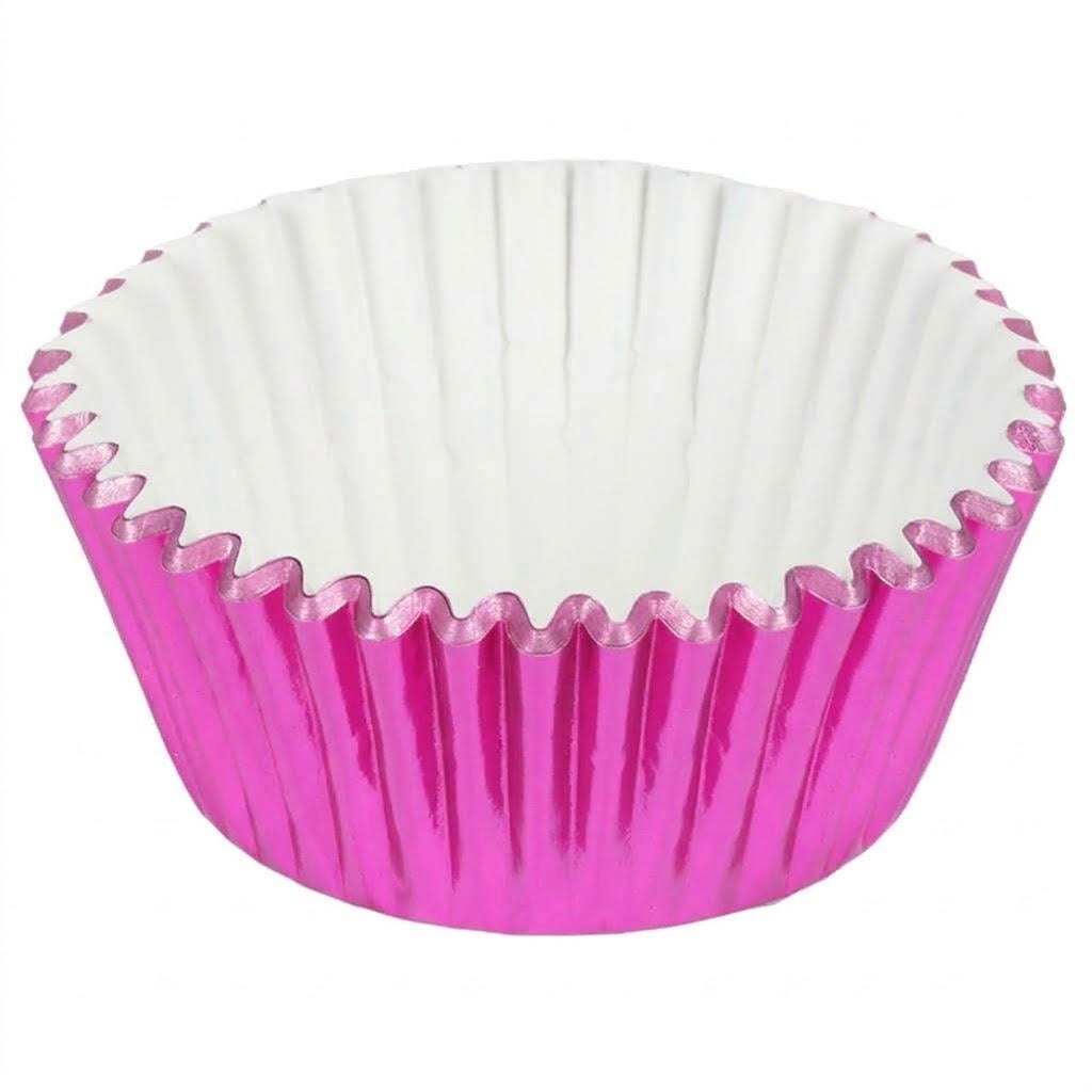 Формочки бумажные для кексов Stenson R97447-11 Глянец 5x3 см 100 шт. Pink (38473407)