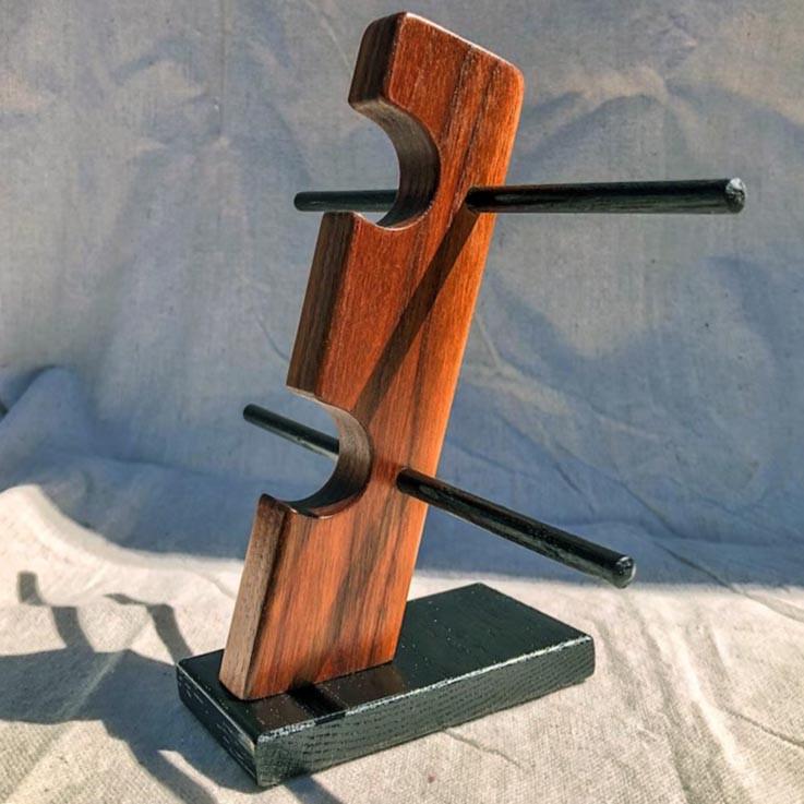 Органайзер для очков из дерева Милиси 2 Латте/Венге (ОЧК-20301612)