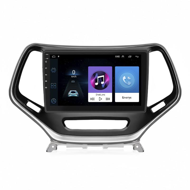 Автомагнитола штатная Lesko Jeep Cherokee V KL Рестайлинг 2018-1/16 Гб Wi-Fi GPS Base 10" (32468002)