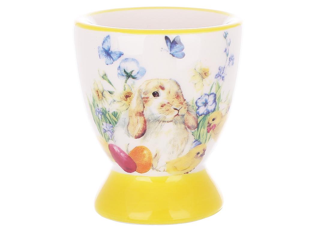 Набор подставок для яиц BonaDi Happy Spring керамика d 5,5х6,5 см 2 шт. (DM181-E)