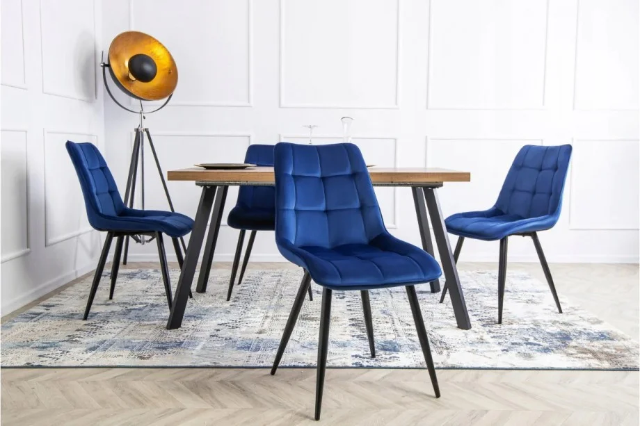 Стілець Intarsio Charlie Синій (CHARLIECDBL86) - фото 2 Стілець Intarsio Charlie Синій (CHARLIECDBL86) - фото 2