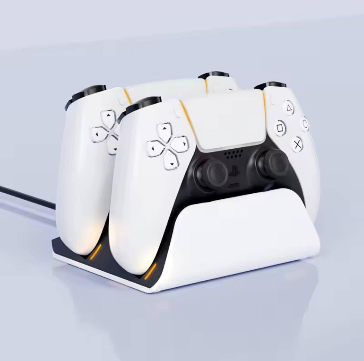 Док станция для PS5 DualSense на 2 геймпада White (CDZ-01)