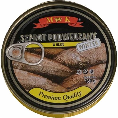 Шпроти M&K Szprot Podwedany 160 г (02113)