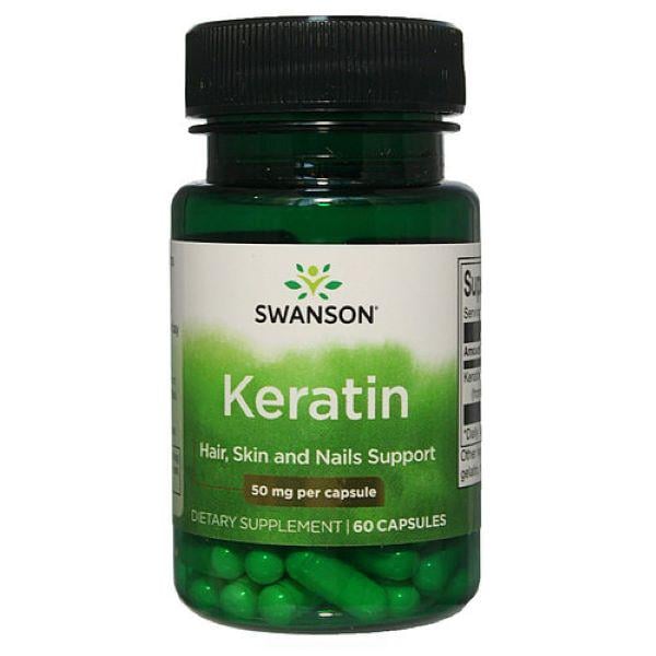 Кератин Swanson Keratin 50 mg 60 capsules Кератин Swanson Keratin 50 mg 60 capsules