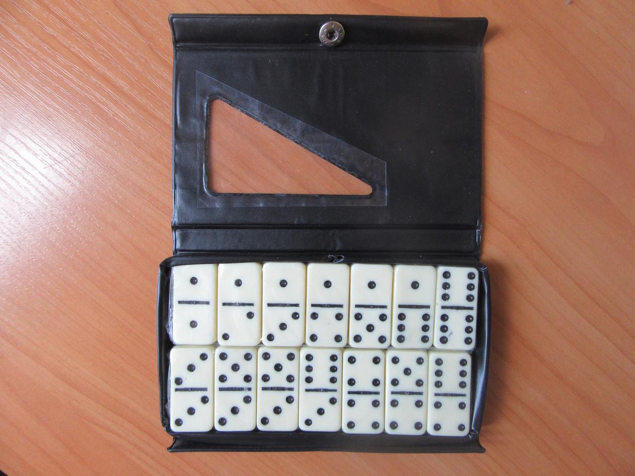 Доміно B00495 у чорному футлярі 10х1,5х18 см - фото 2 Доміно B00495 у чорному футлярі 10х1,5х18 см - фото 2