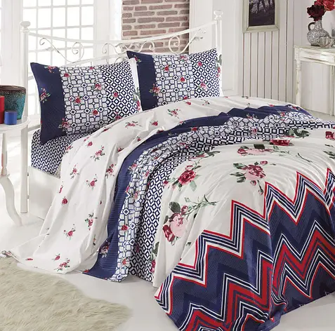 Комплект постельного белья Vital Textile Голд Люкс бязь евро 200х220 см (BLе-742)