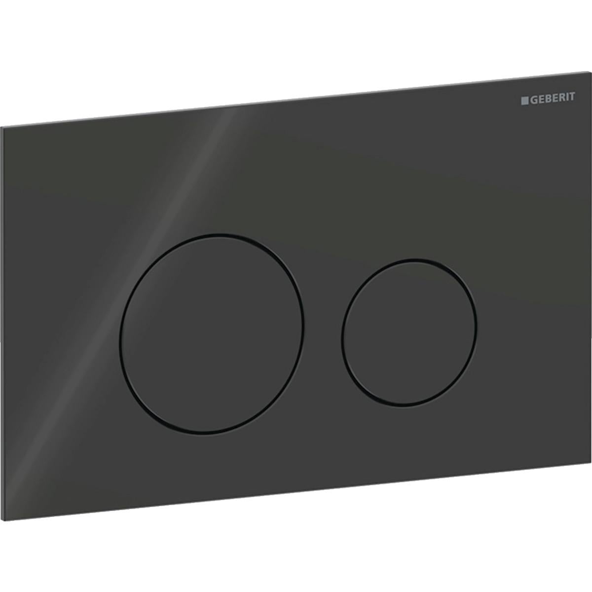 Кнопка для установки Geberit Sigma 40 Round механическая Черный глянцевый (115.628.SJ.1)