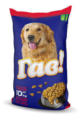 Сухой корм для собак ГАВ! телятина с рисом 10 кг - фото 2