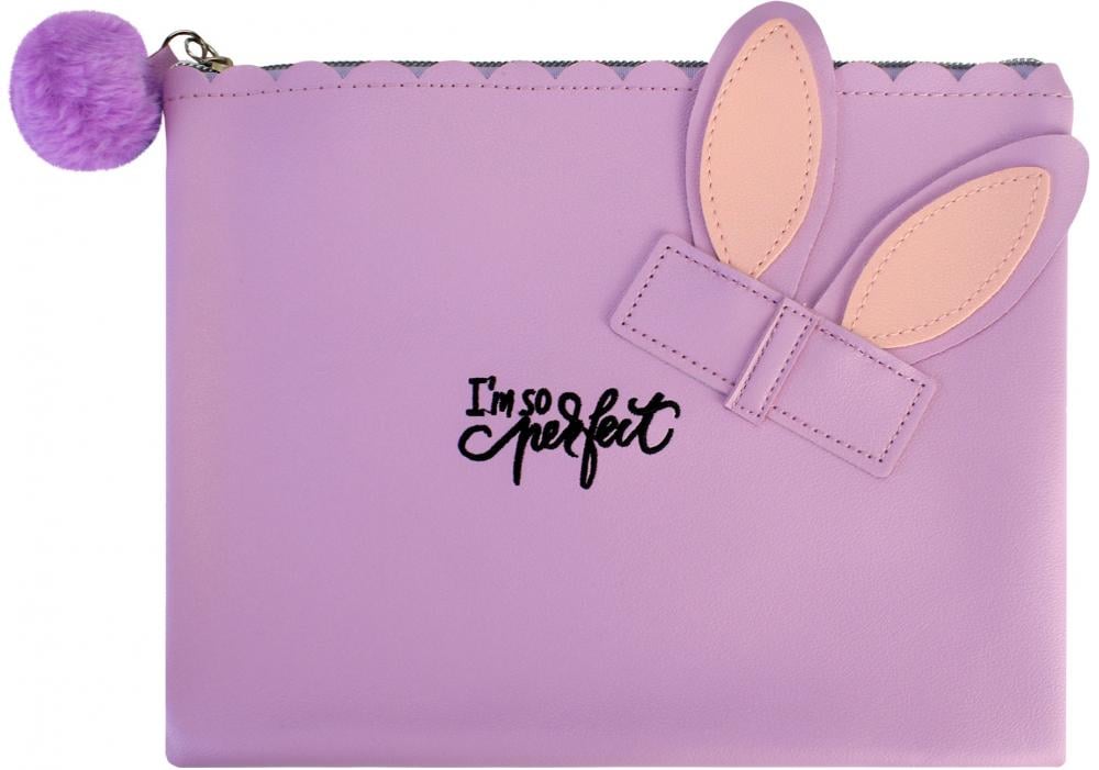 Папка Cool For School Rabbit А5 на молнии Сиреневый (CF32049)