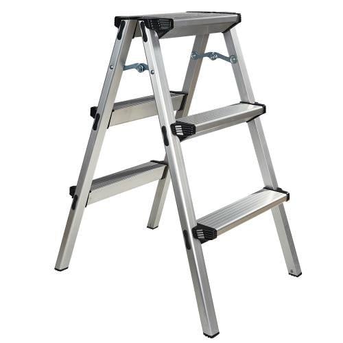 Лестница двухсторонняя алюминиевая Кентавр 3Д (000148549) - фото 2