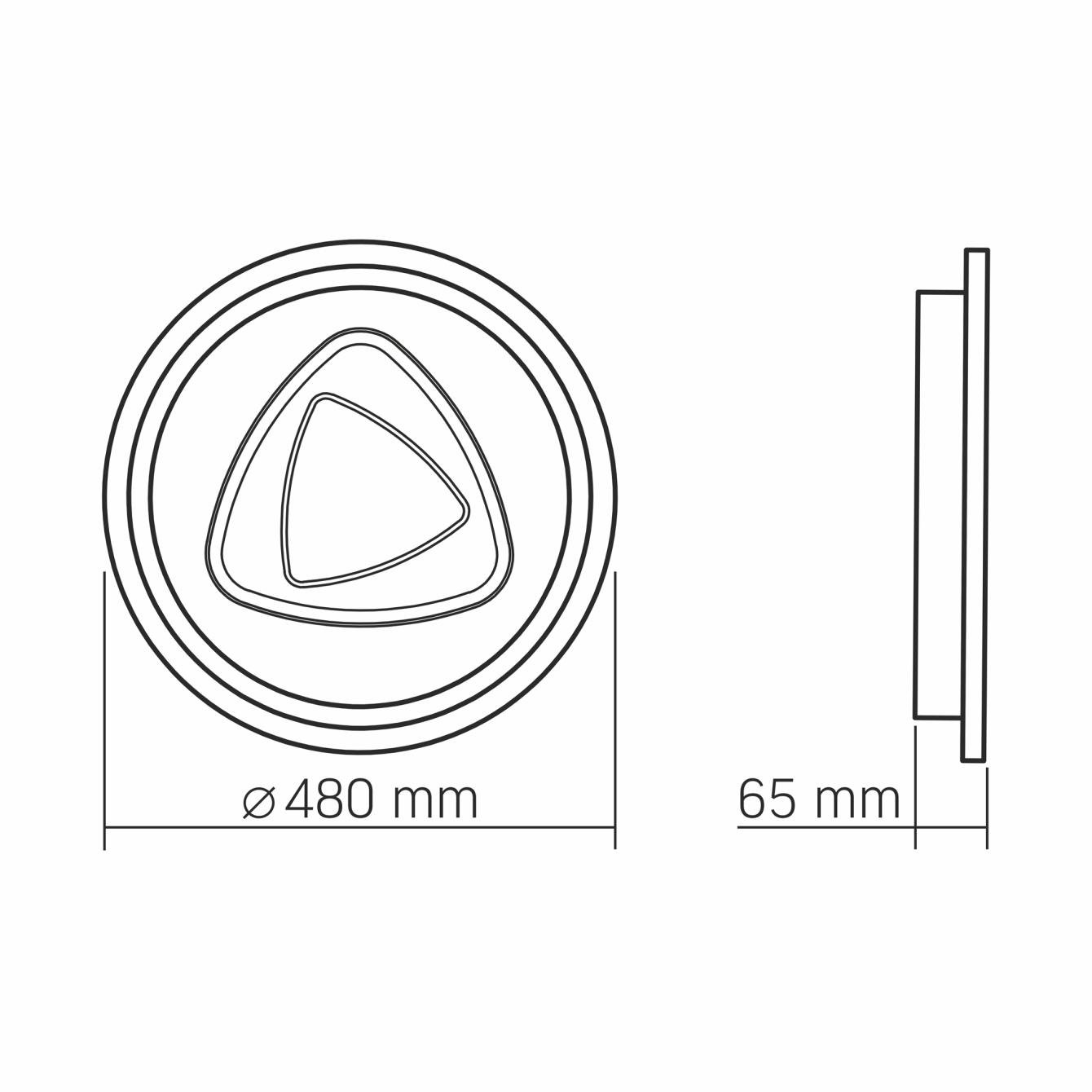 Світильник LED 56 W (VL-CLD-997-SL) - фото 3