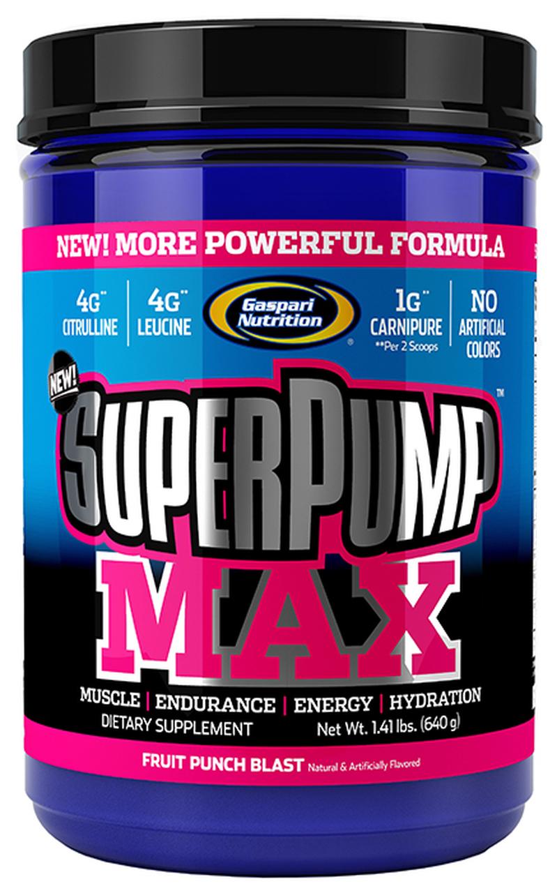 Передтренувальний стимулятор Super Pump Max 640 г Fruit Punch