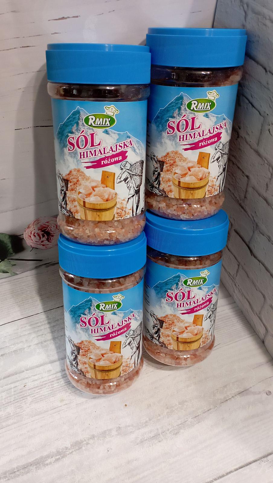 Сіль гімалайська рожева RMIX в банці 900 г 4 шт. (32543626)