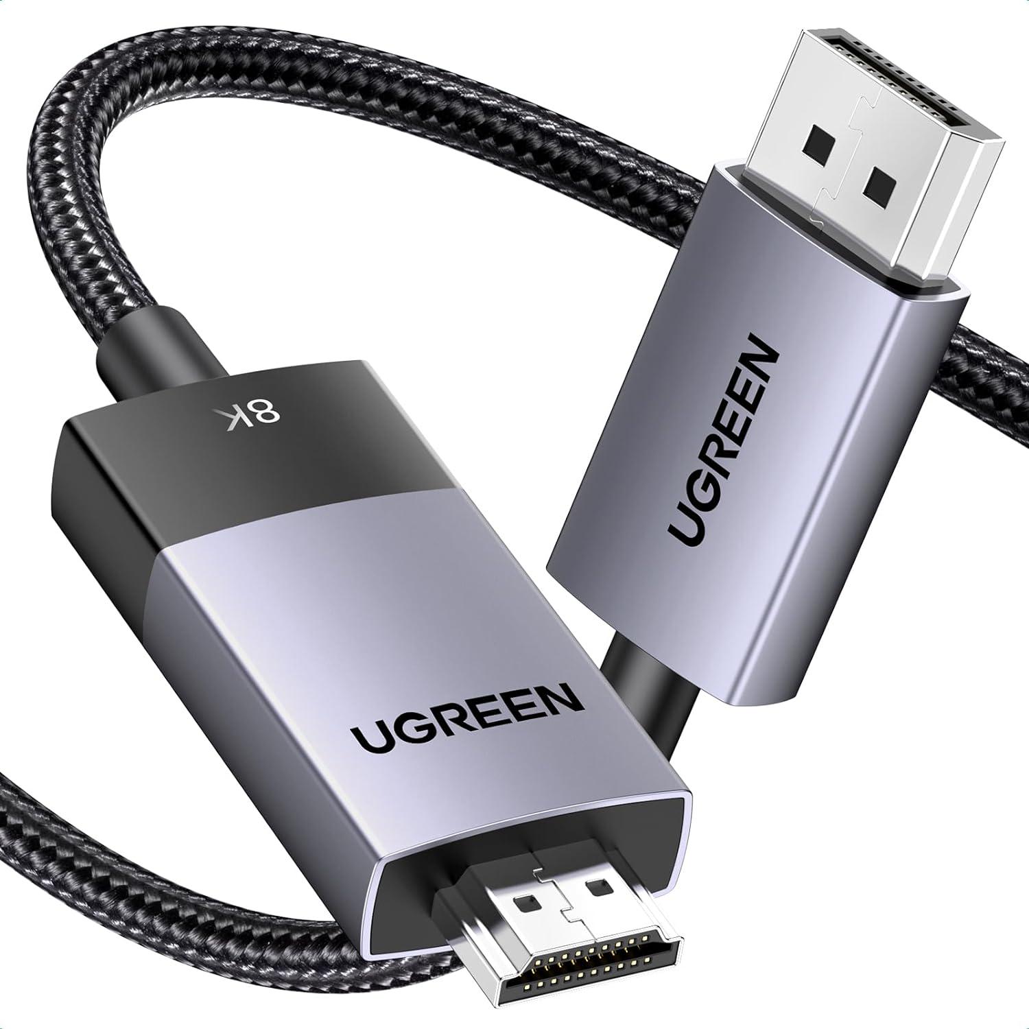 Кабель UGREEN DP115 DisplayPort to HDMI Grey (80397)