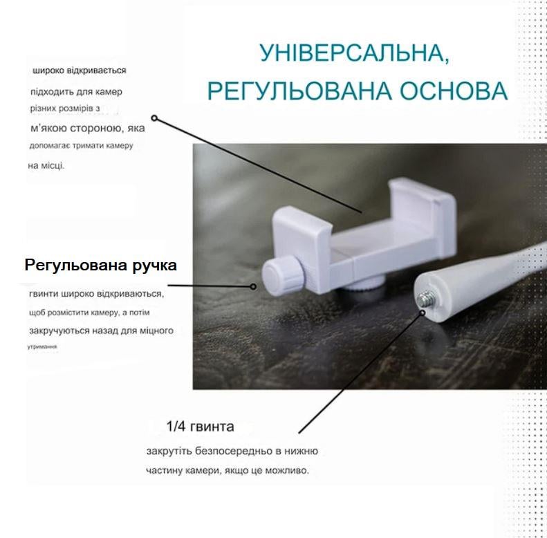 Держатель для видеоняни универсальный Белый - фото 6 Держатель для видеоняни универсальный Белый - фото 6